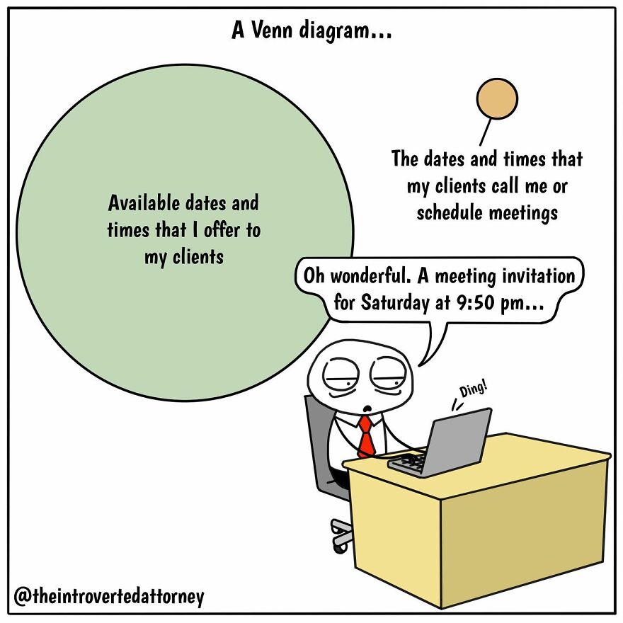 25 Comics Drawn By A Disgruntled Lawyer That Anyone With A Corporate Job Can Relate To