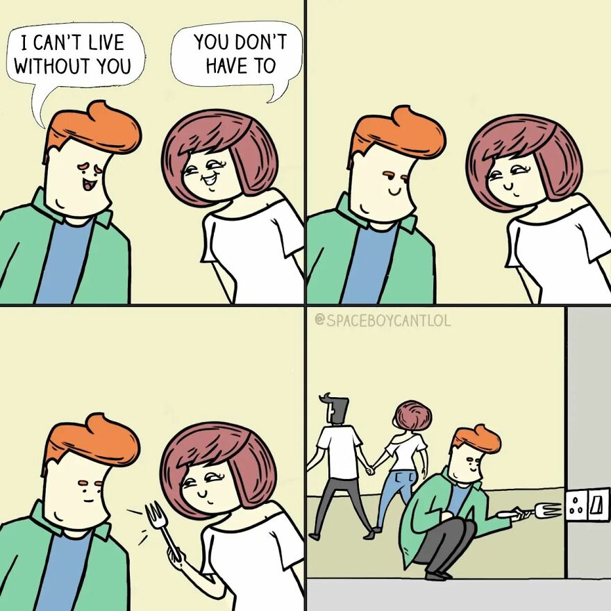 Artist’s New Hilariously Crazy Comics For People Who Loves Dark Humor (43 Pics)