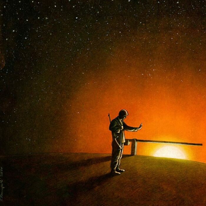 New Illustrations By Artist Pawel Kuczynski That Continue To Put Their Finger On The Wounds Of Today's Society (61 Pics)