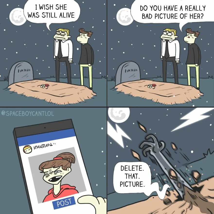 Artist’s New Hilariously Crazy Comics For People Who Loves Dark Humor (43 Pics)