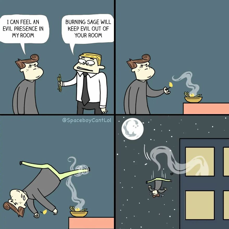 Artist’s New Hilariously Crazy Comics For People Who Loves Dark Humor (43 Pics)