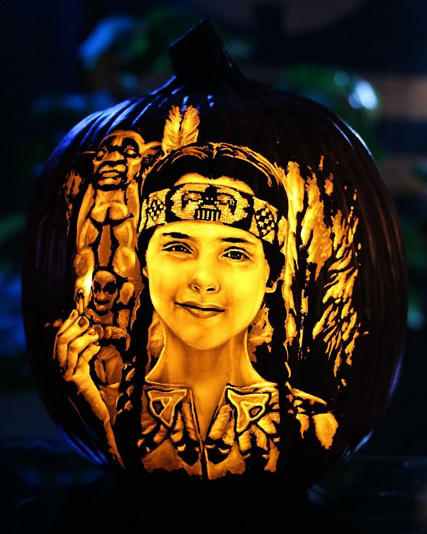 This Artist Takes Pumpkin Carving To Another Level And It's Scarily Good