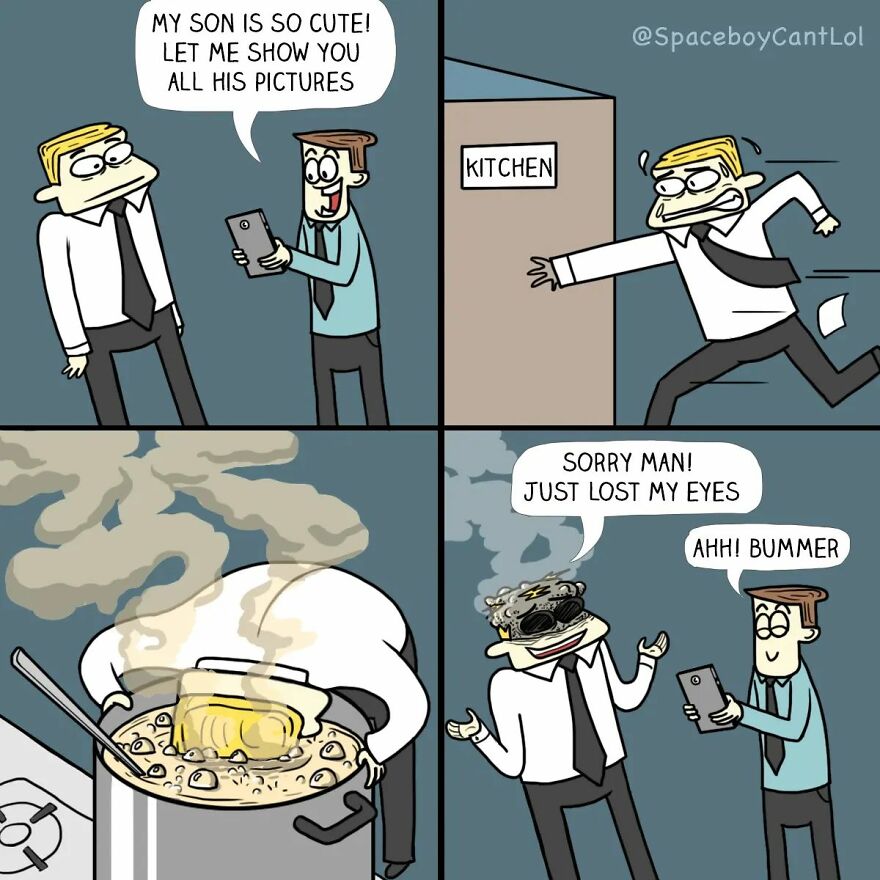 Artist’s New Hilariously Crazy Comics For People Who Loves Dark Humor (43 Pics)