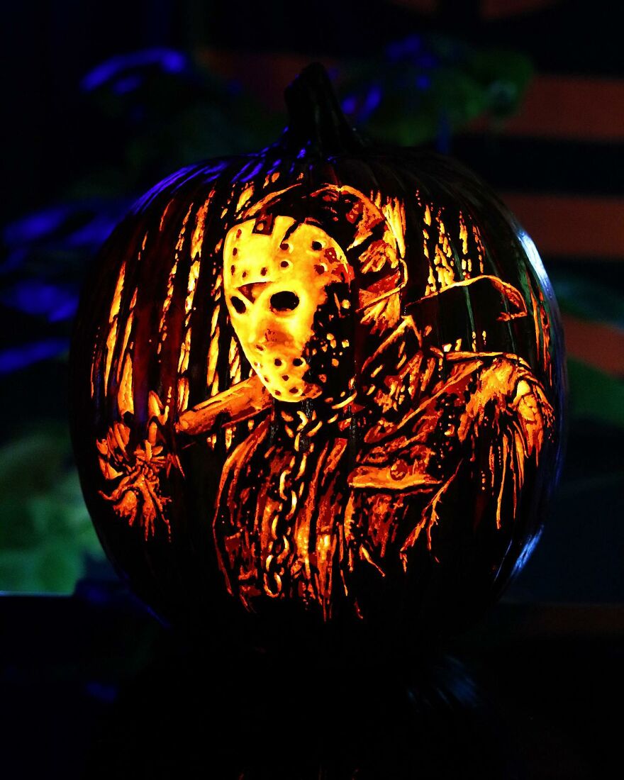 This Artist Takes Pumpkin Carving To Another Level And It's Scarily Good