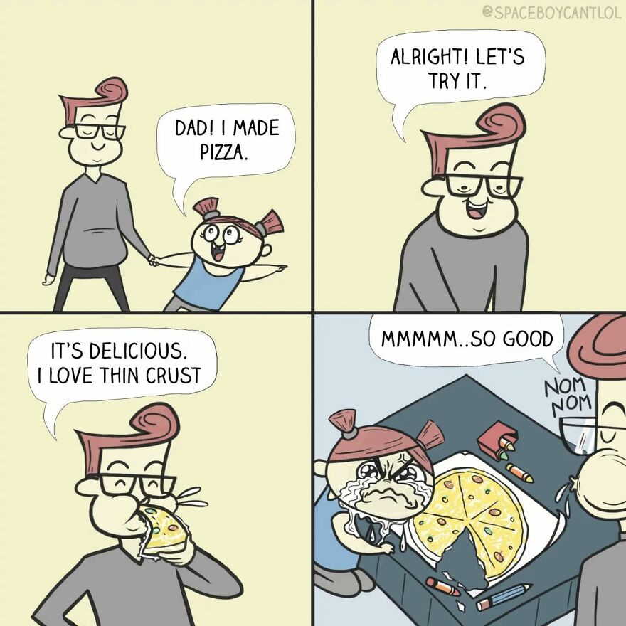 Artist’s New Hilariously Crazy Comics For People Who Loves Dark Humor (43 Pics)