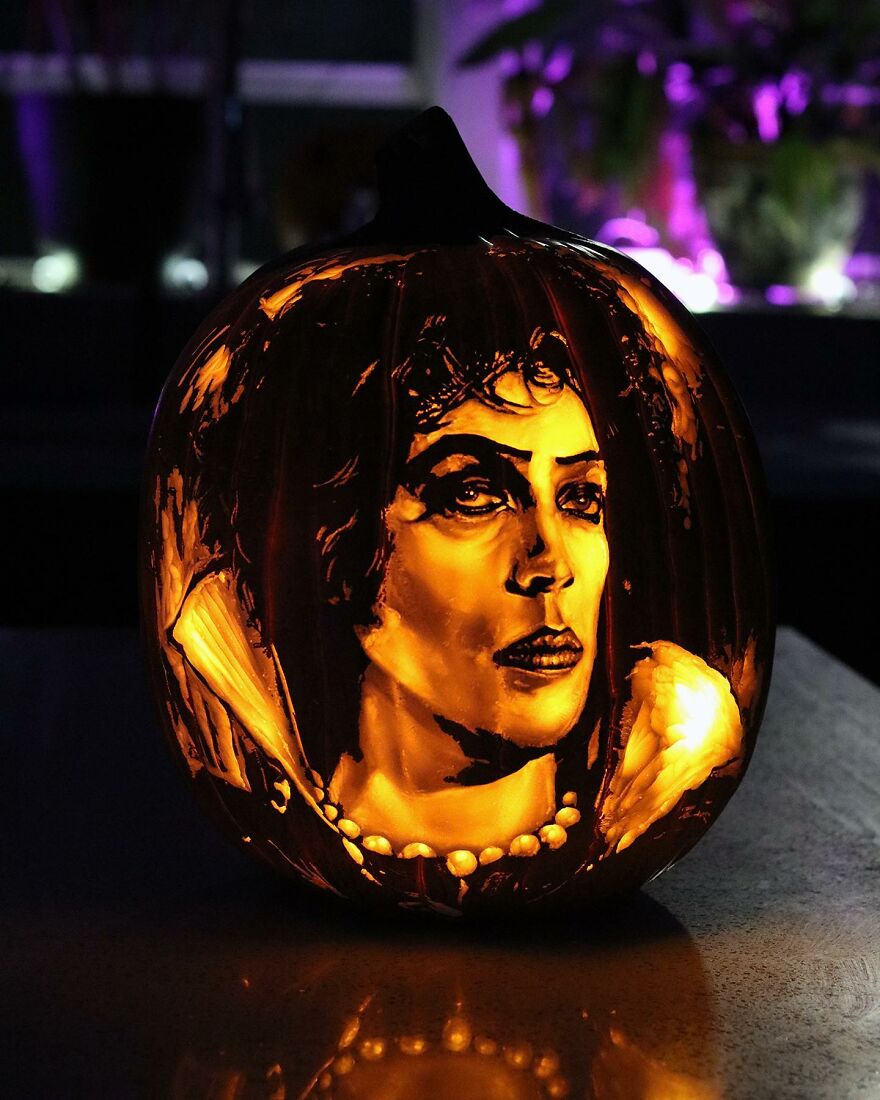 This Artist Takes Pumpkin Carving To Another Level And It's Scarily Good