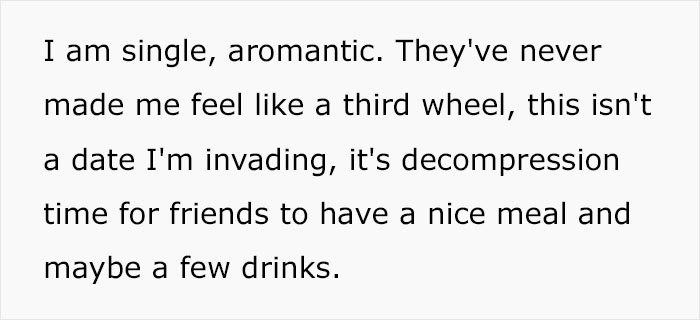 "He Was Absolutely Appalled": Guy Refuses To Pay For His Friend's Wife's Meals Anymore, Drama Ensues