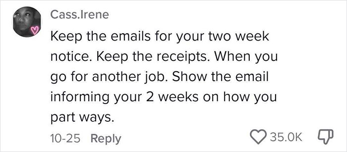 Woman Hands In "Heartfelt" And "Genuine" 2 Weeks' Notice, Gets Insulted In Front Of Her Whole Team Woman Hands In "Heartfelt" And "Genuine" 2 Weeks' Notice, Gets Insulted In Front Of Her Whole Team