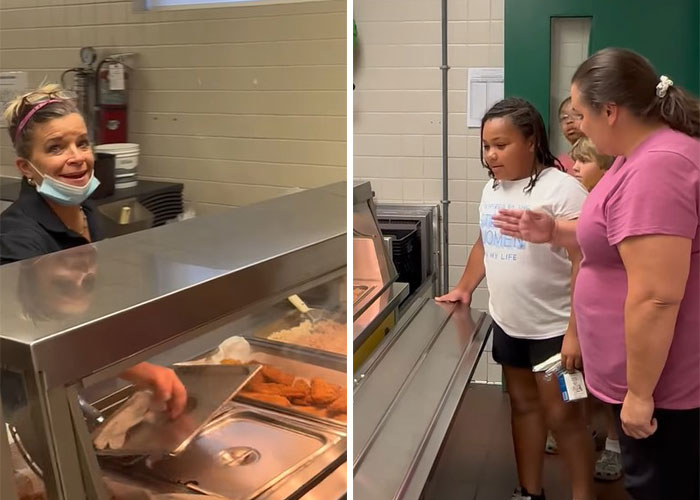 Teacher Notices Students Struggling To Communicate With Deaf Cafeteria Worker, Decides To Teach Them Sign Language Teacher Notices Students Struggling To Communicate With Deaf Cafeteria Worker, Decides To Teach Them Sign Language
