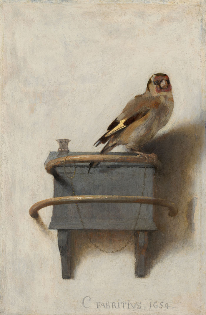 The Goldfinch (1654) By Carel Fabritius