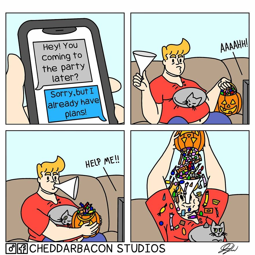 Ridiculously Funny Comics By ‘Cheddar Bacon Studios’(23 New Pics)