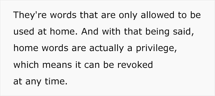 Mom Teaches Her 7 Y.O. The Context Of Swear Words And Allows Her To Use Them At Home