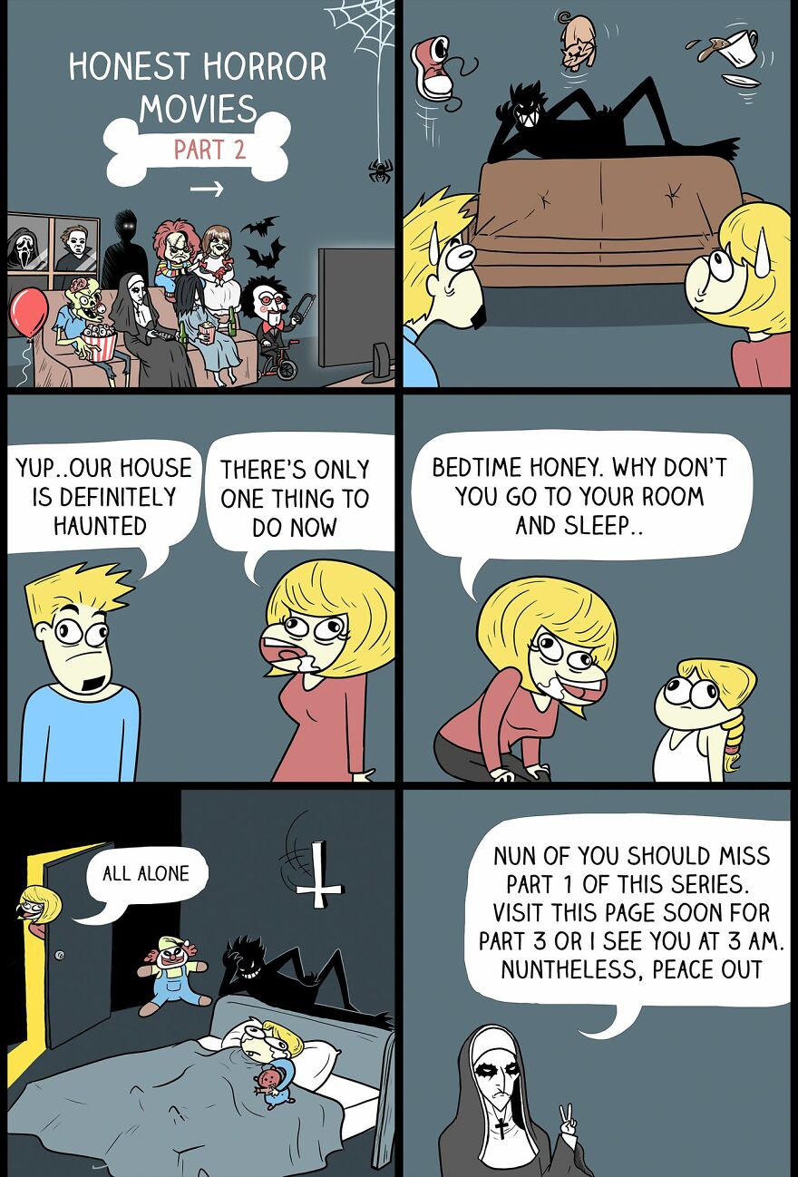 Artist’s New Hilariously Crazy Comics For People Who Loves Dark Humor (43 Pics)