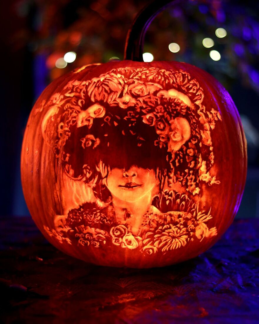 This Artist Takes Pumpkin Carving To Another Level And It's Scarily Good