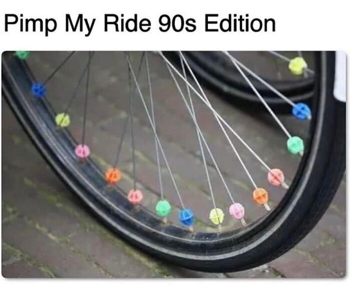 In The 80s It Was A Hockey Card And A Cloth Pin