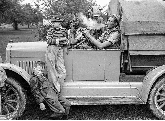 Family Of Cherry Pickers, 1940