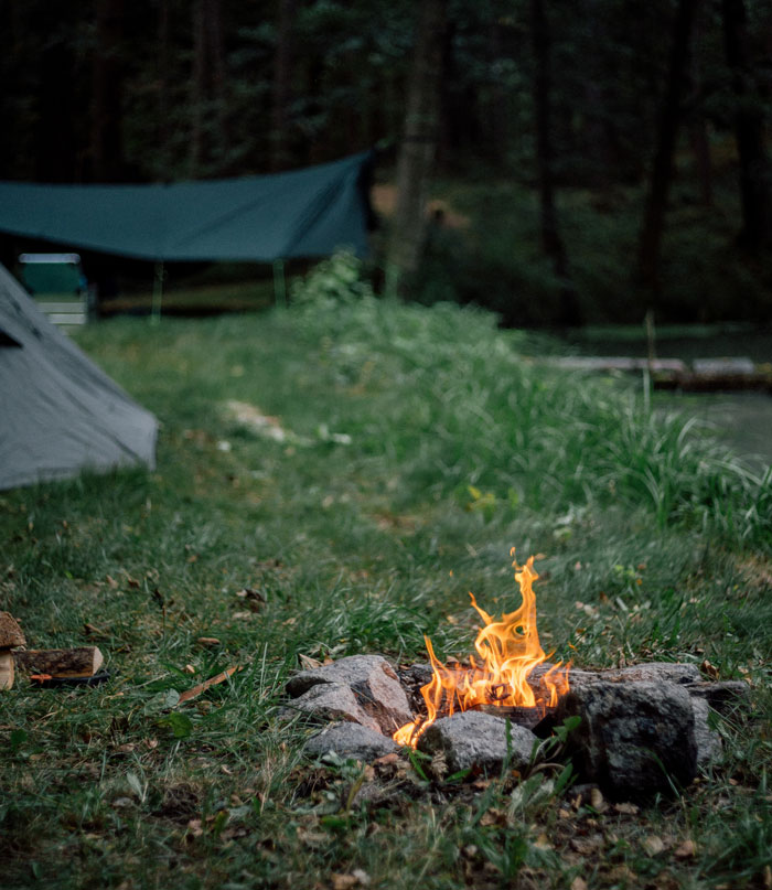 Place Campfire Safety Plaques Near Campsites