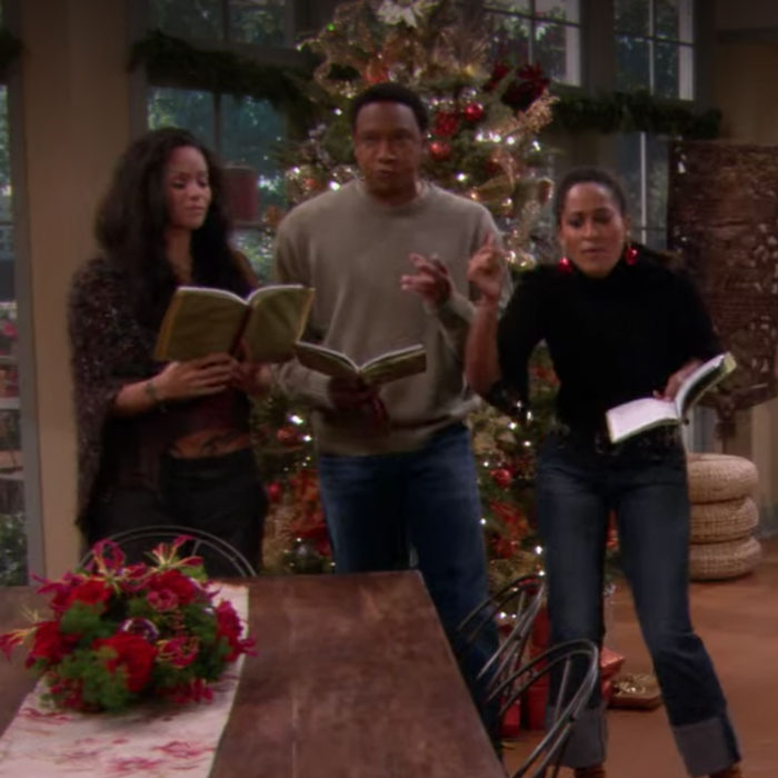 People singing Christmas songs 