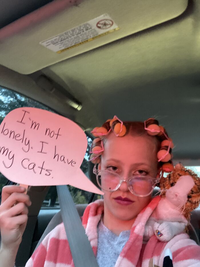 Sorry, Not A Great Picture, But I Was A Crazy Cat Lady!