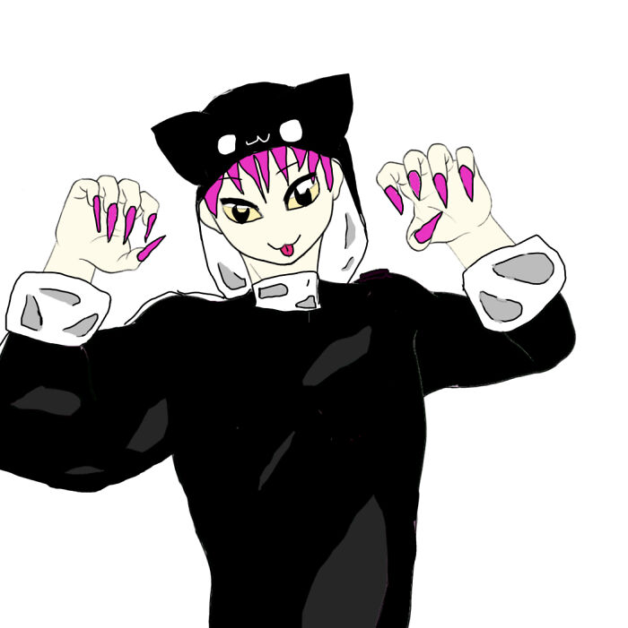 Cat Women ? ( Drew On Phone)