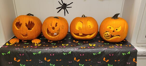 I Wanted A Mini Pumpkin For The Mouth But The Apple Worked Really Well!