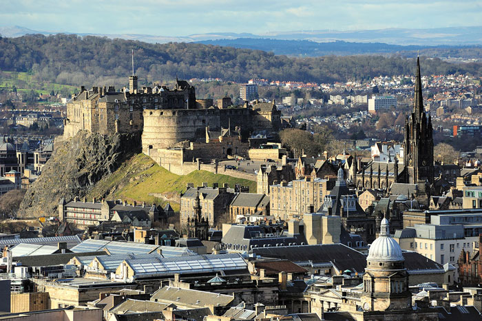 Edinburgh Castle In Edinburgh, Scotland