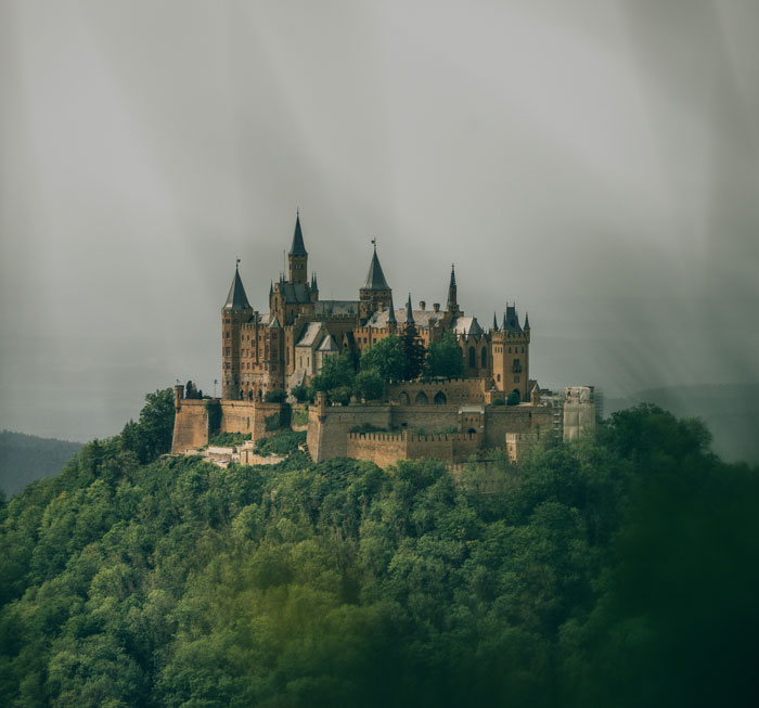 Hohenzollern Castle In Baden-Württemberg, Germany