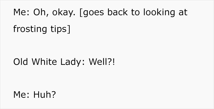 "I'm Going To Report You To A Manager!": 'Old White Lady' Mistakes Customer For An Employee, Gets Mocked Instead "I'm Going To Report You To A Manager!": 'Old White Lady' Mistakes Customer For An Employee, Gets Mocked Instead