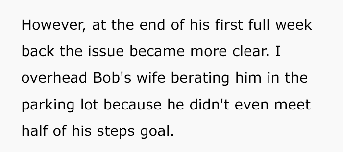 Controlling Wife Insists Her Husband Walks 10,000 Steps A Day Despite Doctor's Advice, Colleagues Step In To Trick Her