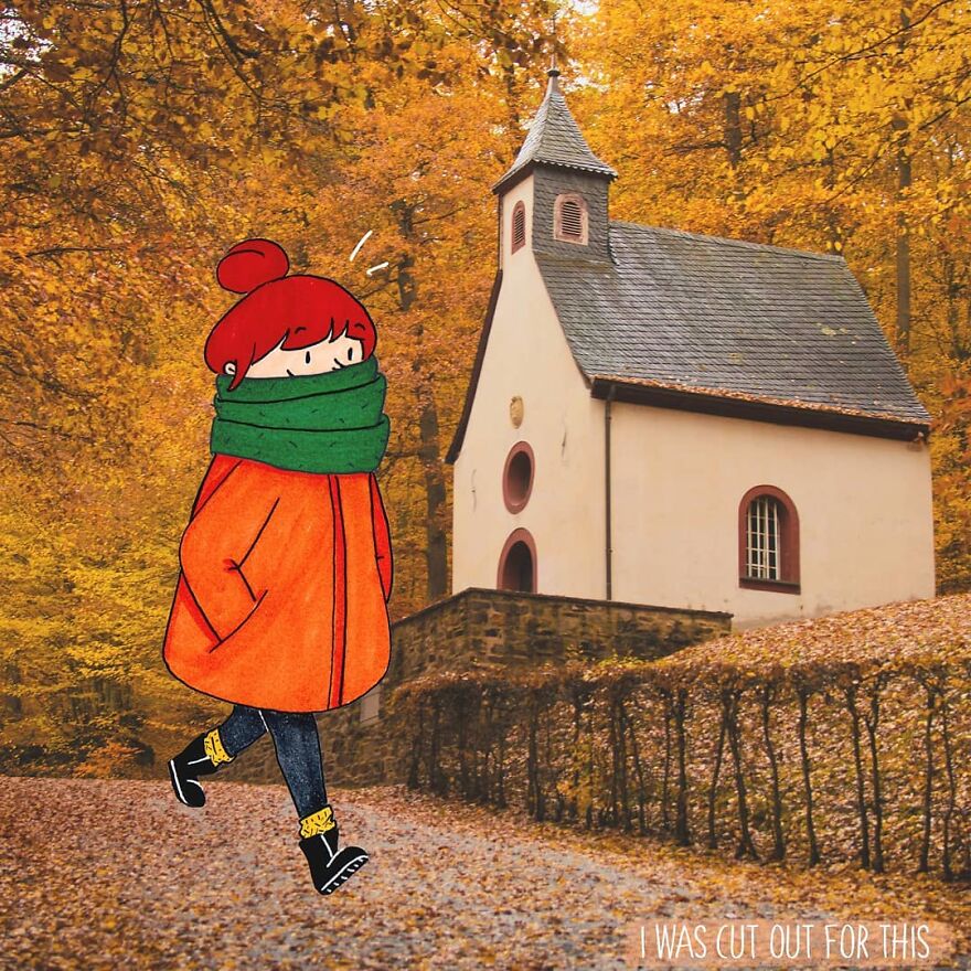 I Created A Series Called "I Was Cutout For This" To Tell My Travel Stories For Me (13 Pics)