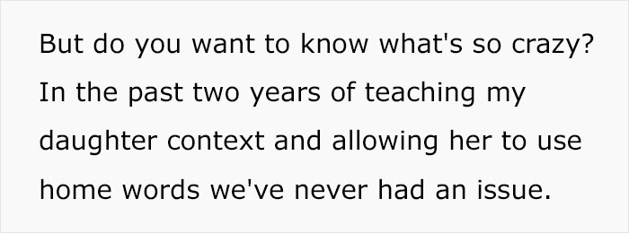 Mom Teaches Her 7 Y.O. The Context Of Swear Words And Allows Her To Use Them At Home