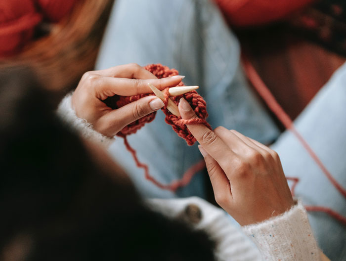 Knit Scarves Or Hats For Families In Shelters