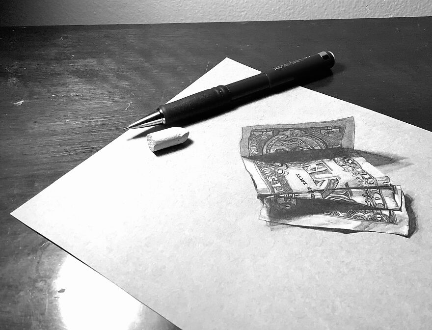 Hyperrealistic Money (Age 15)