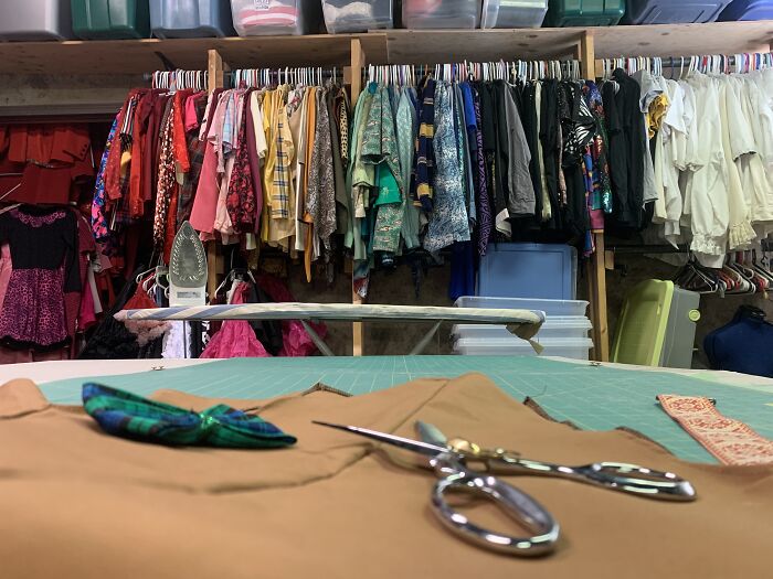 Taking A Break In My Costume Shop