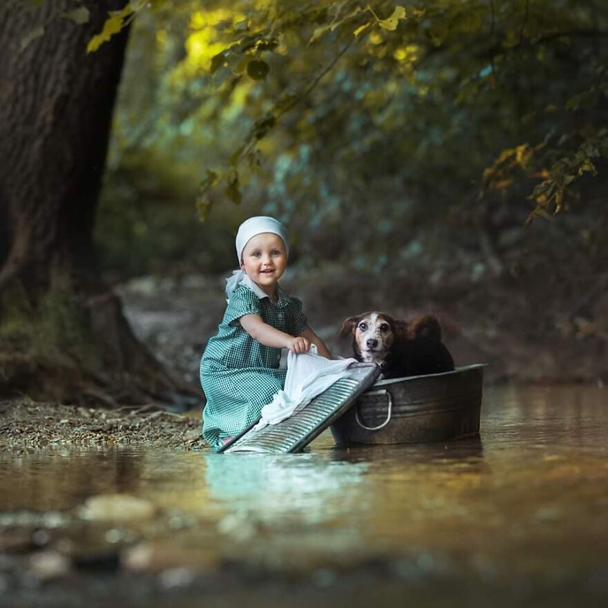 Photographer Creates Images To Highlight The Strong Bond Between Humans And Animals (44 Pics)