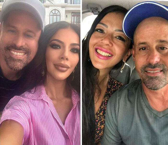 Side-by-side selfies showing Instagram reality with pairs posing together, highlighting fake pics people use online.