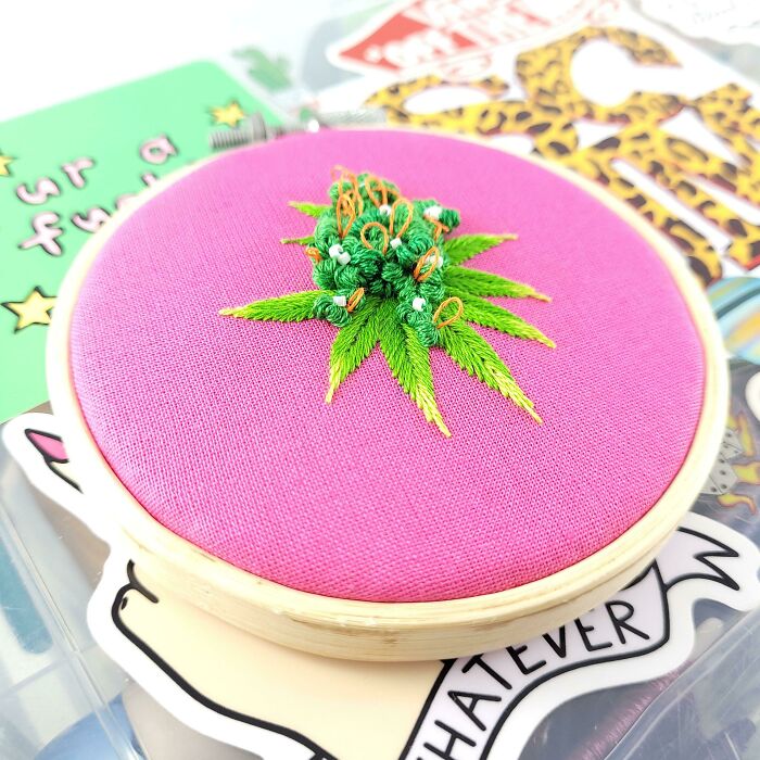 Embroidered My Country's National Flower