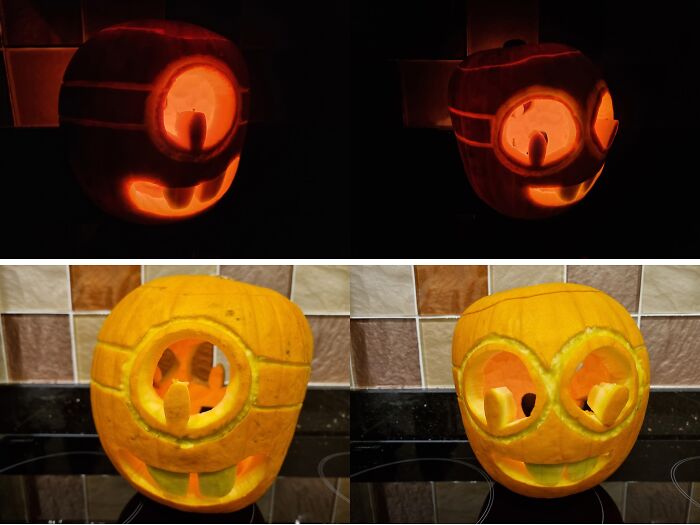 Two-Faced Minion. One Pumpkin, Two Minions