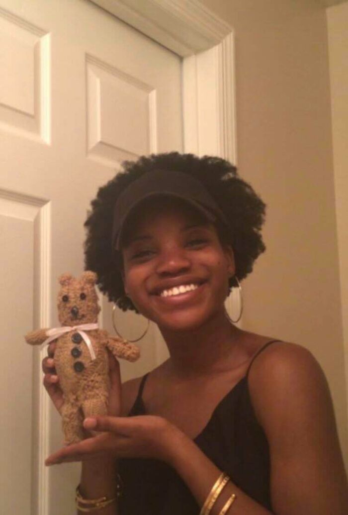 I Sewed A Little Bear From Sweater Scraps - I Named Him Scrappy Bear!