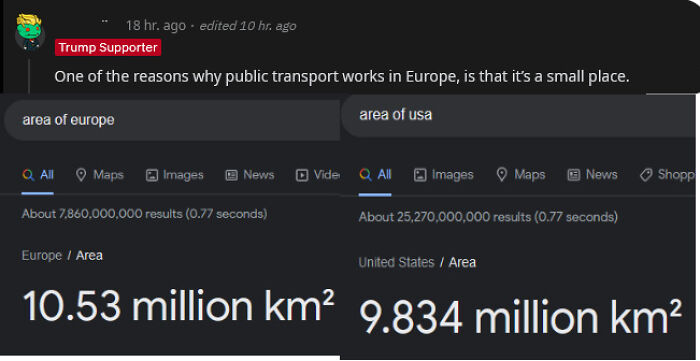 Someone's Geography Needs Some Upgrading