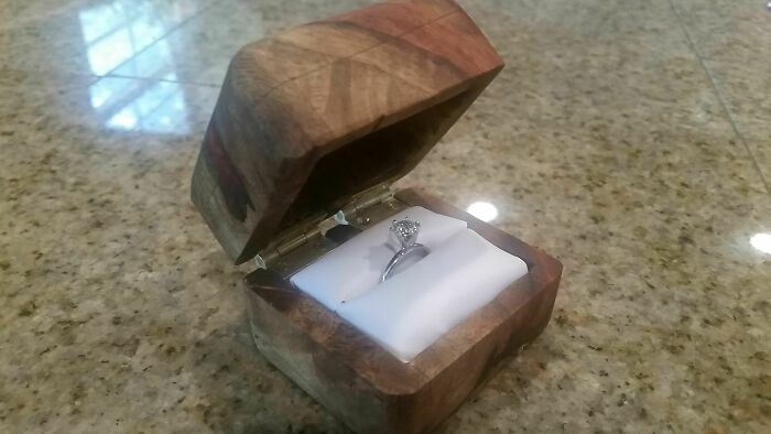 Aboyna Burl Ring Box I Built