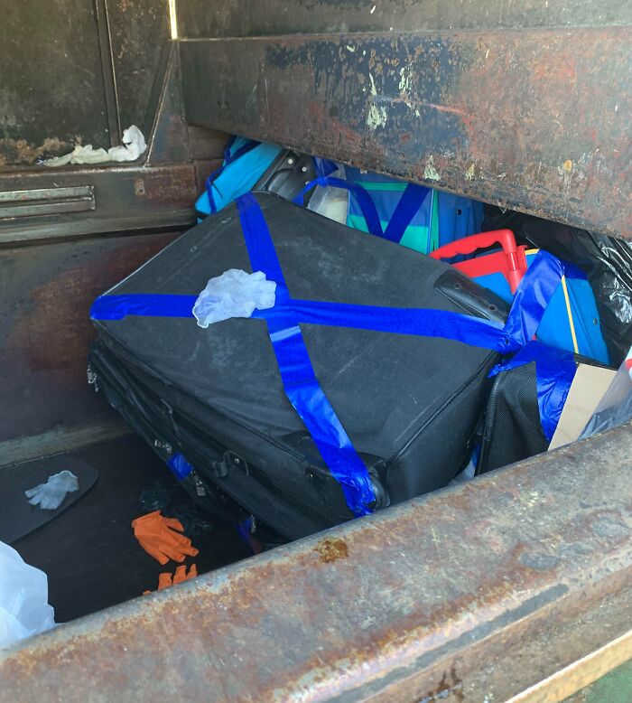 Flying And Lost Your Luggage? Maybe It's In This Airport Dumpster