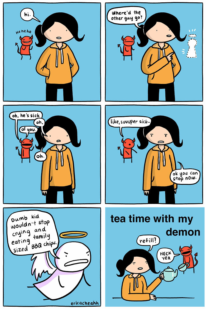 Artist’s Hilarious Comics On Randomly Funny Slice Of Life With Humor