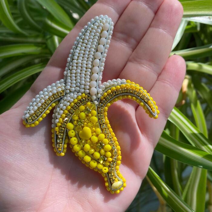 My Mom Made A Banana Brooch