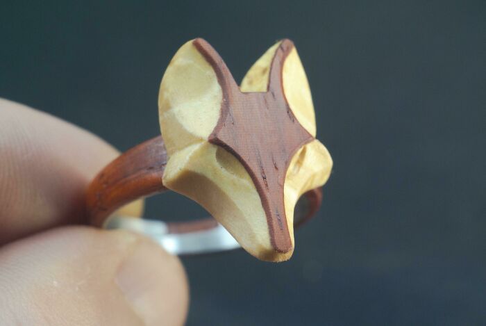 This Is My First Wooden Ring On Which I Have Worked Long Enough