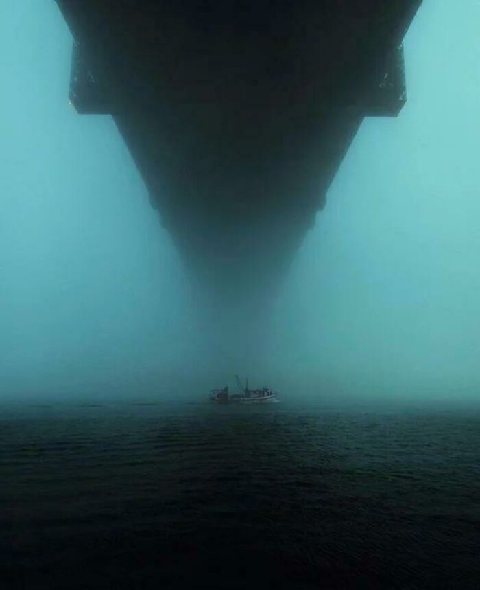 Boat Under The Bridge