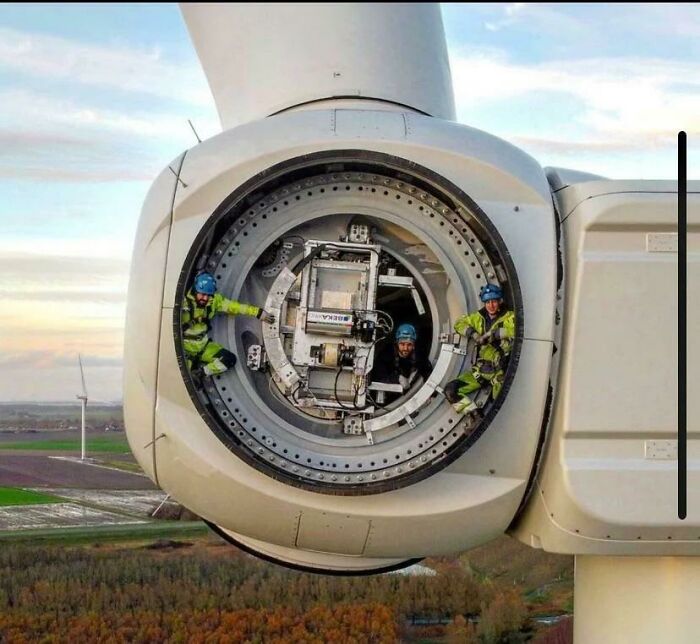 Inside Of A Windmill