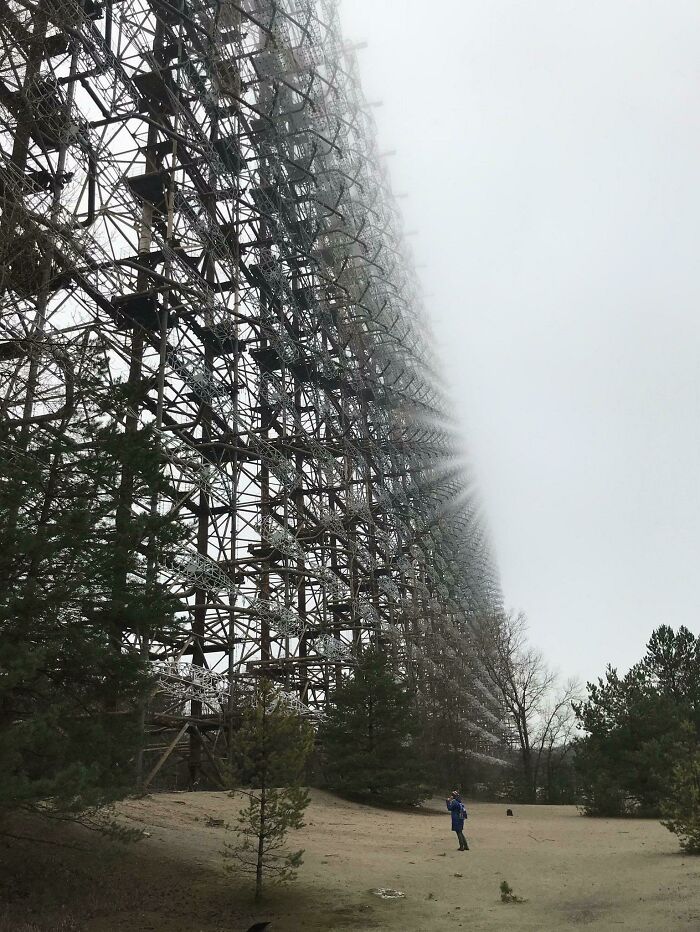 “Duga” Was A Soviet Radar System Used As Part Of The Soviet Anti-Ballistic Missile Early-Warning Network. These Things Were So Powerful It Interfered With Radio Signals Half Way Around The World