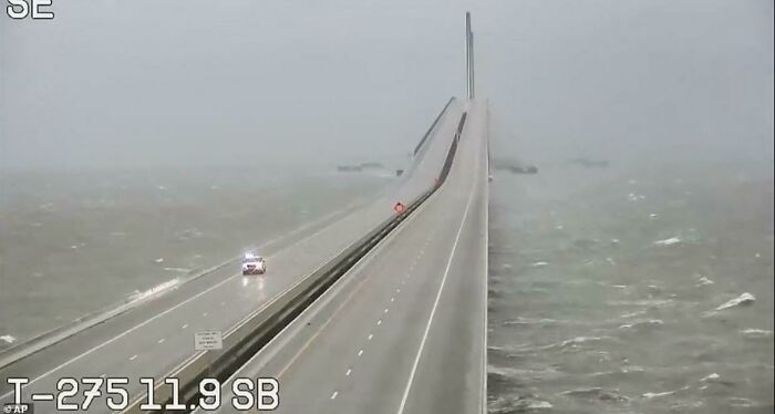 Sunshine Skyway Over Tampa Bay