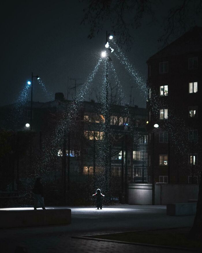 ITAP Of My Son In Snow Light